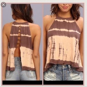 Free People Bonfire Tie Dye Tank
